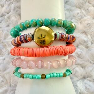Colorful Beaded Bracelet Set